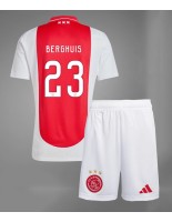 Ajax Steven Berghuis #23 Hjemmedraktsett Barn 2024-25 Korte ermer (+ bukser)